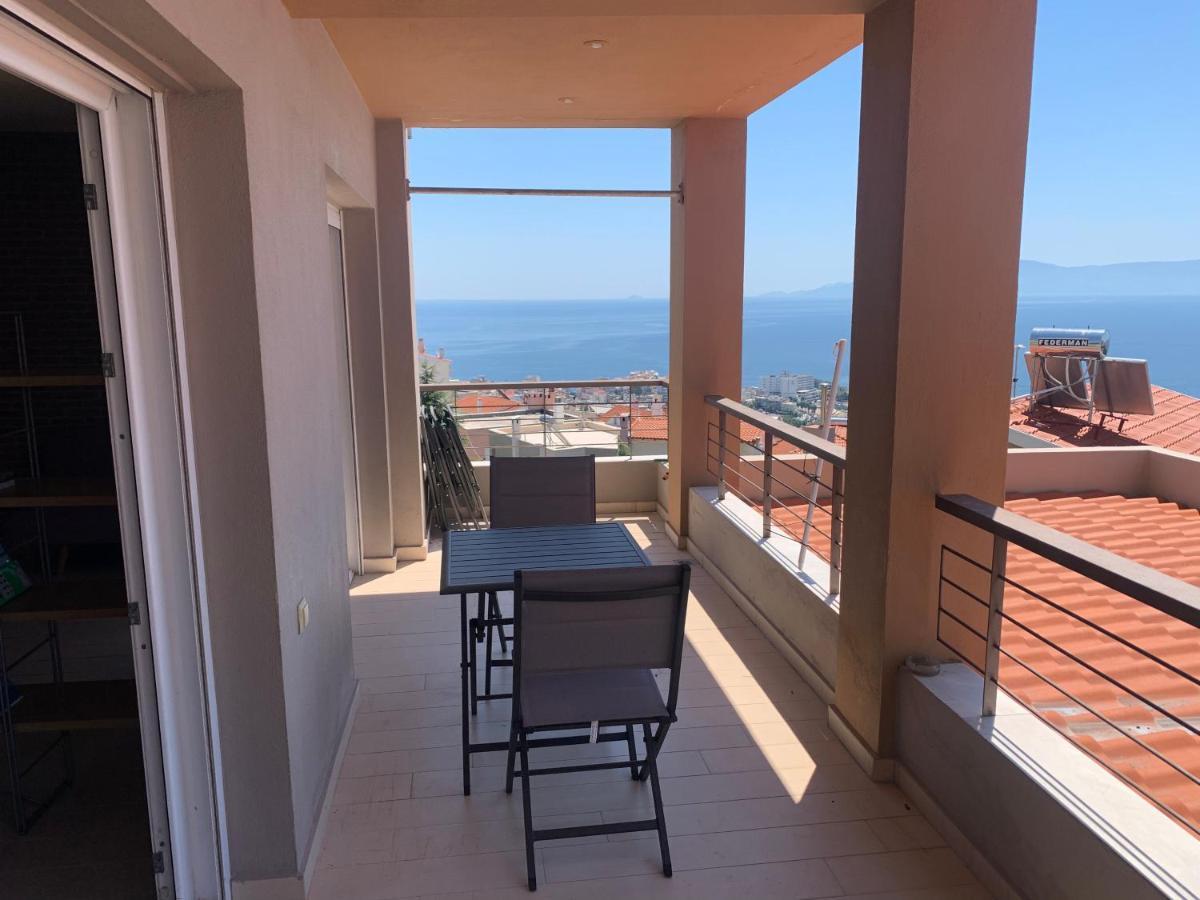 Breathtaking Sea View Apartment Kavála Exterior photo